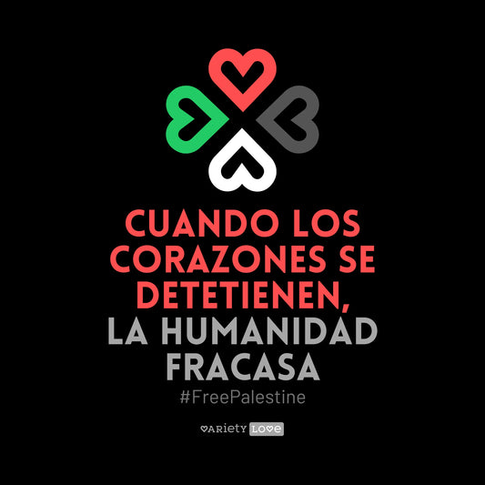Camiseta | #FreePalestine - Cuando los corazones se detienen, la humanidad fracasa